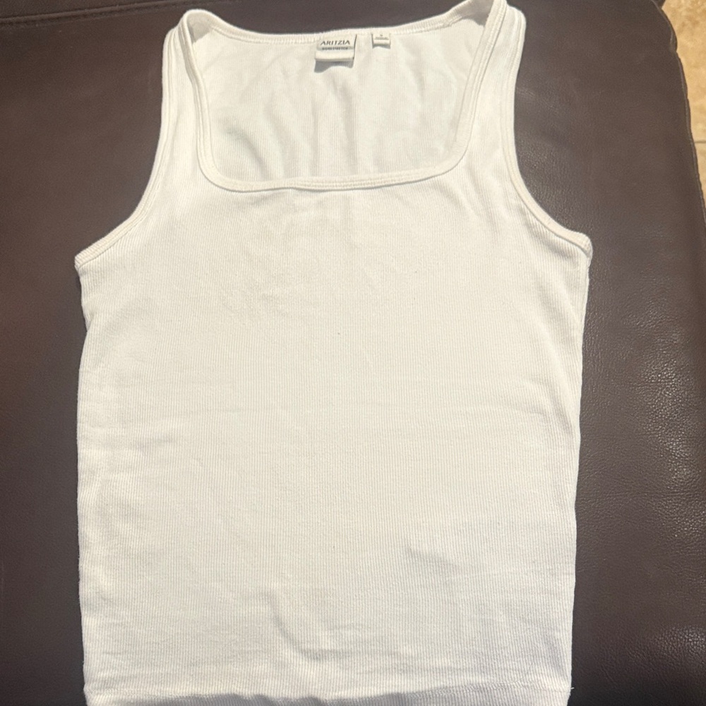 Aritzia Classic Cream Tank Top 3 for $18